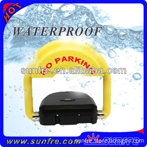 Energy-saving parking barrier, parking barrier, parking spot lock